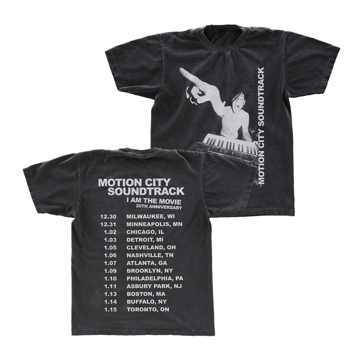 MCS Jesse Tour Tee front and back