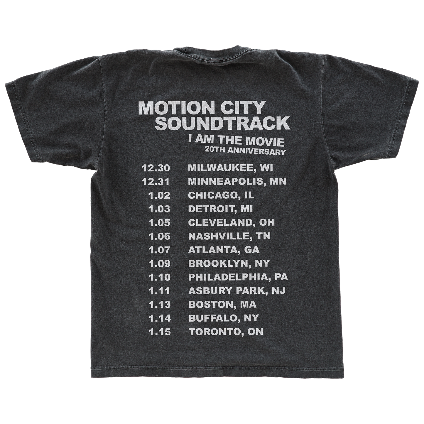 MCS Jesse Tour Tee back