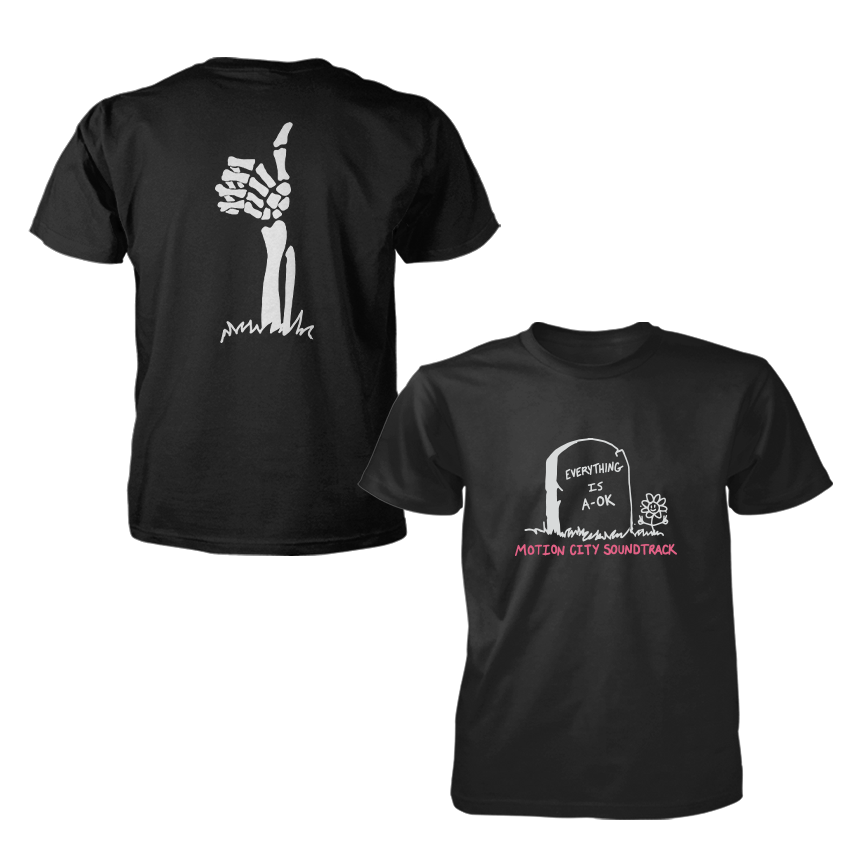 Everything is A-OK Tombstone Tee front and back