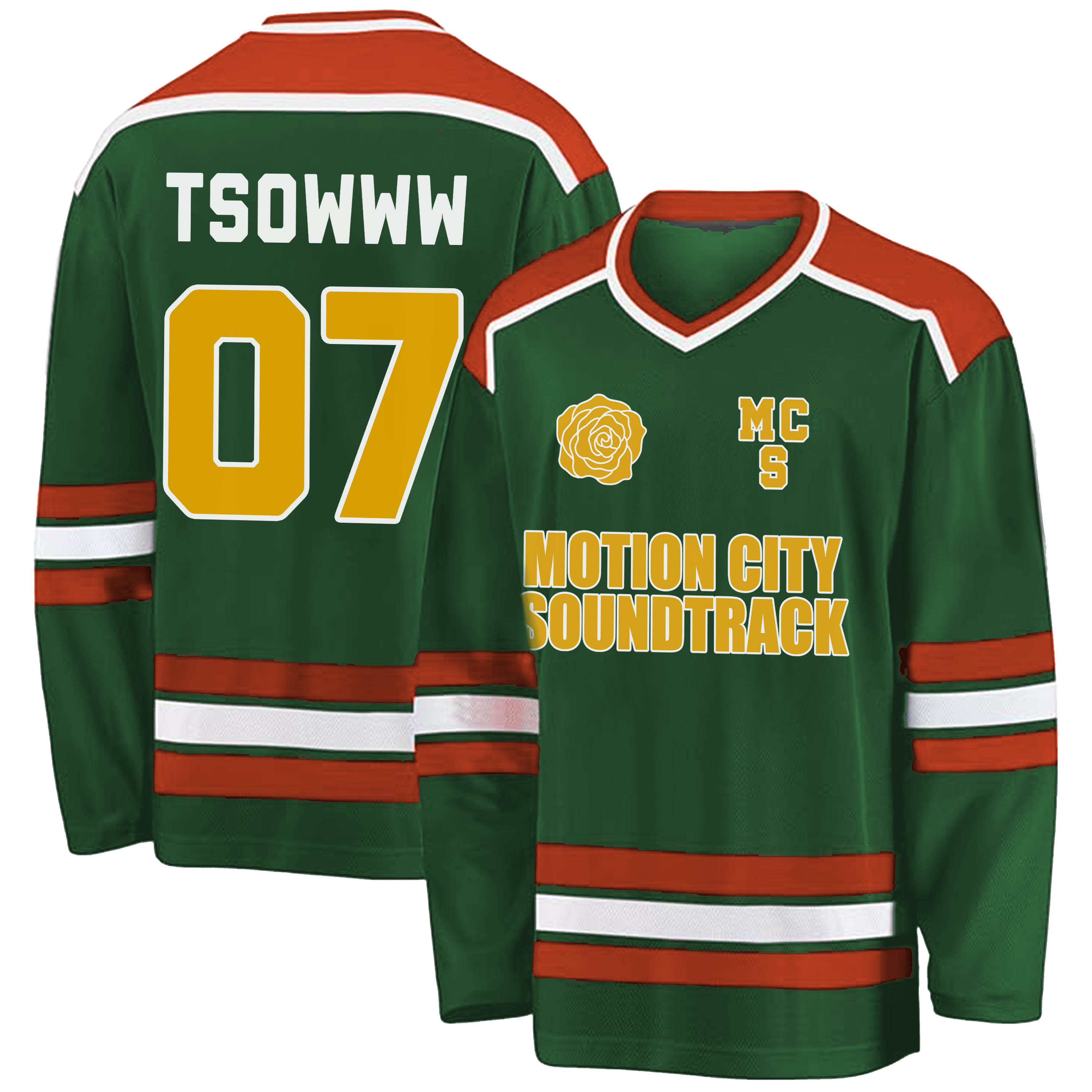 The Same Old Wasted Wonderful World Hockey Jersey – Motion City