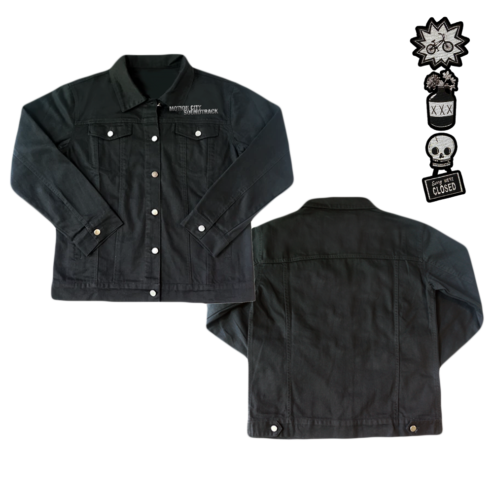 Denim Jacket + Patch Set - Motion City Soundtrack - Outerwear