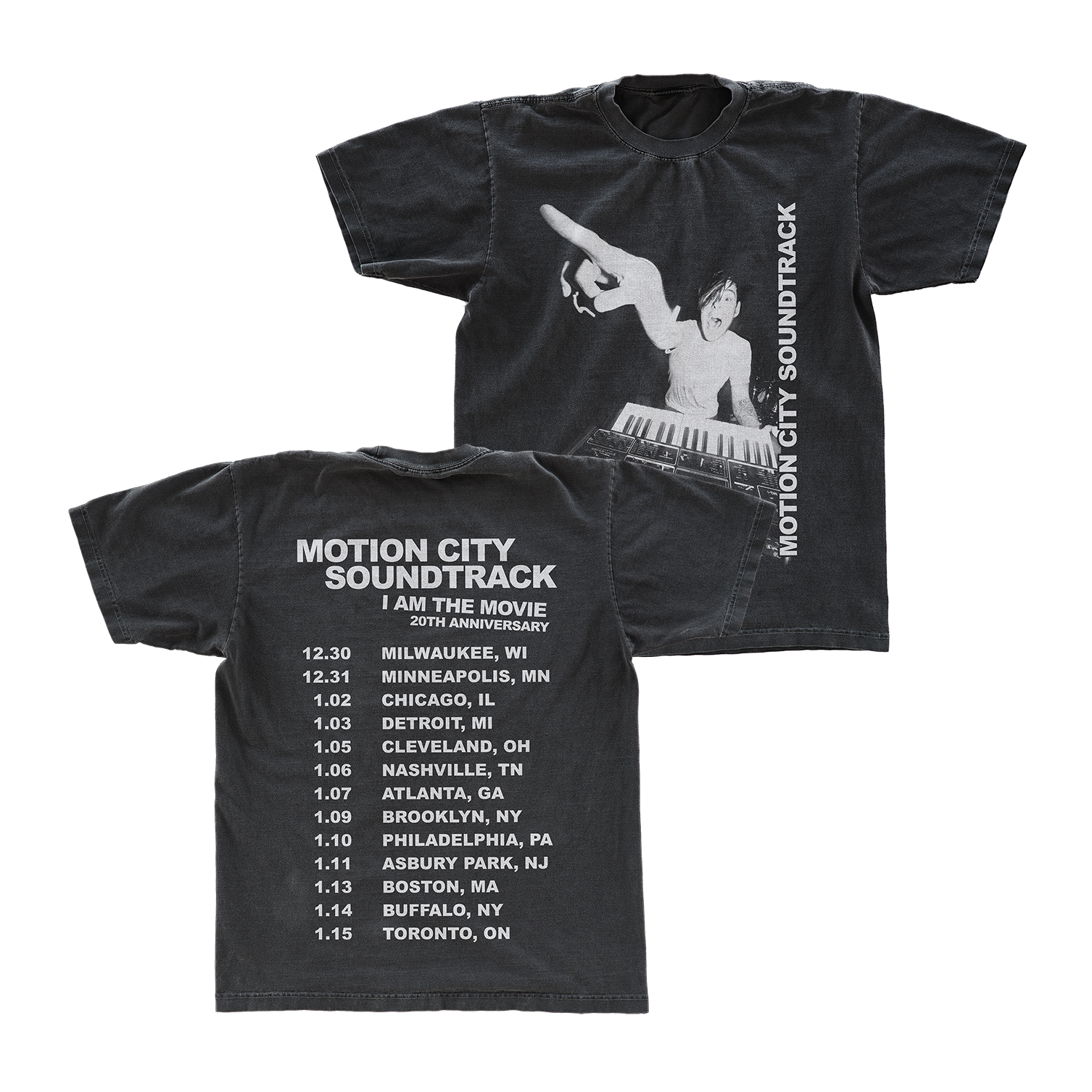 MCS Jesse Tour Tee front and back