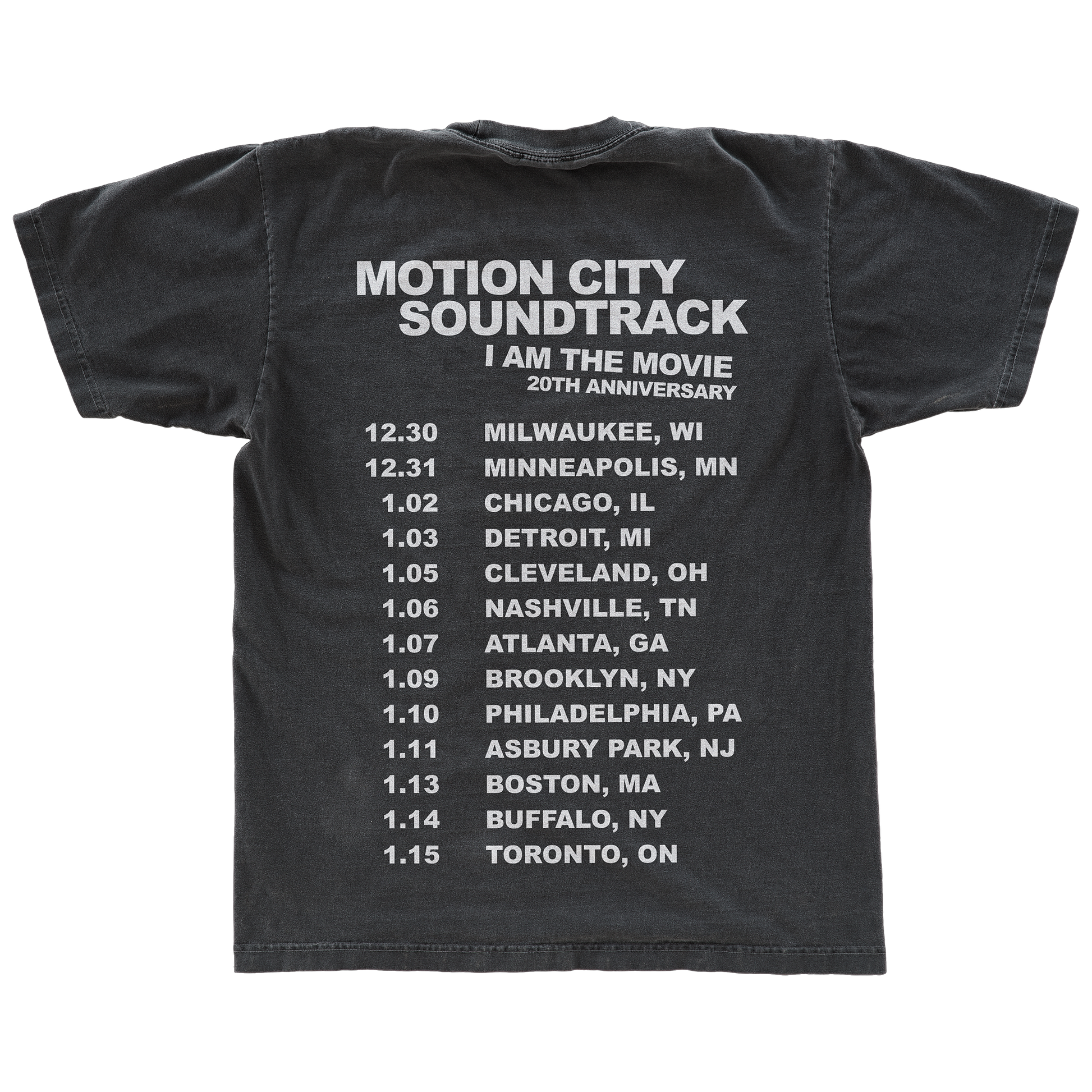 MCS Jesse Tour Tee back