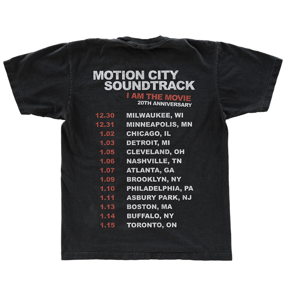 I Am the Movie Tour - City Tee back