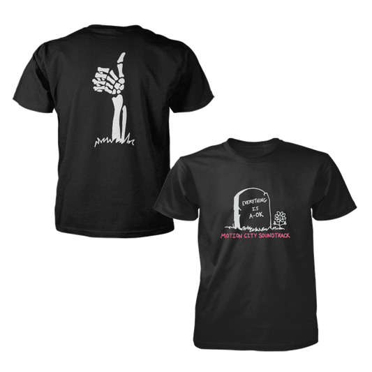 Everything is A-OK Tombstone Tee front and back