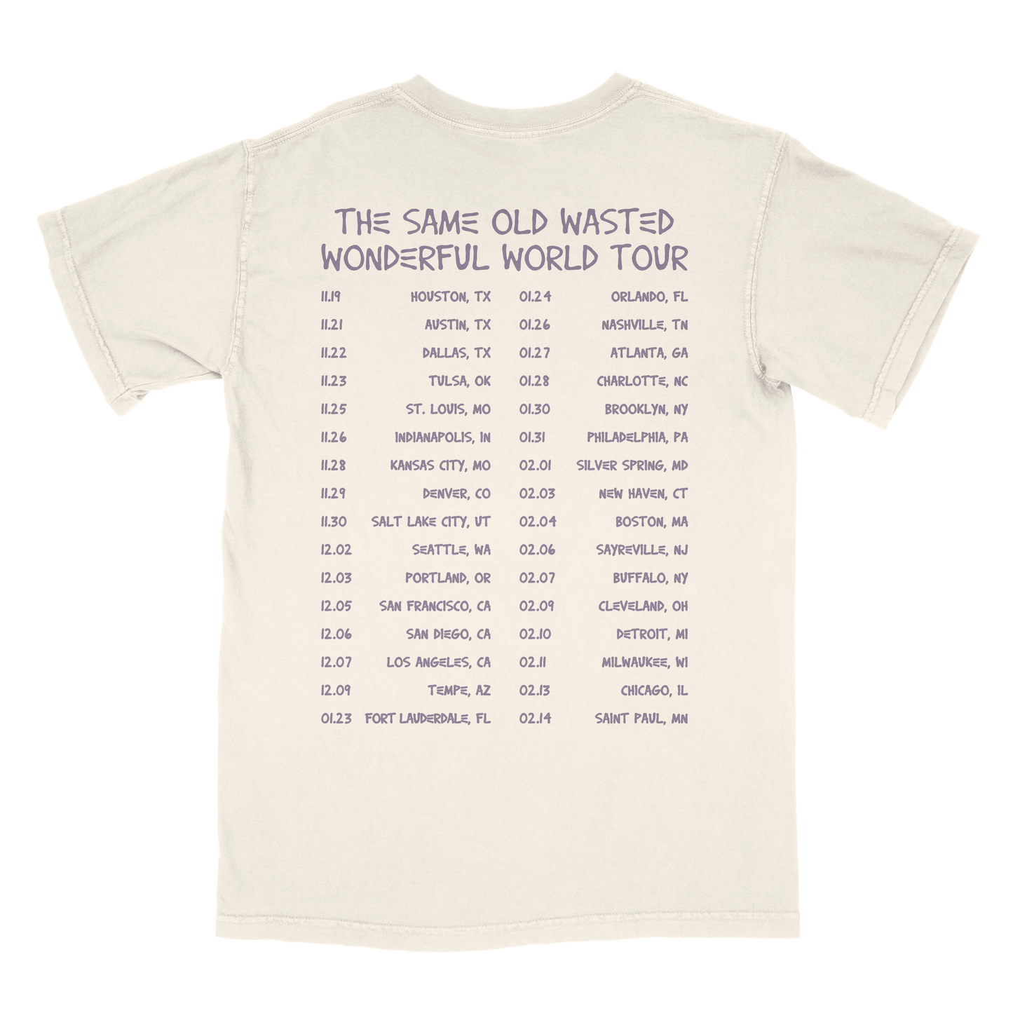 '25-'26 Earth Tour Tee