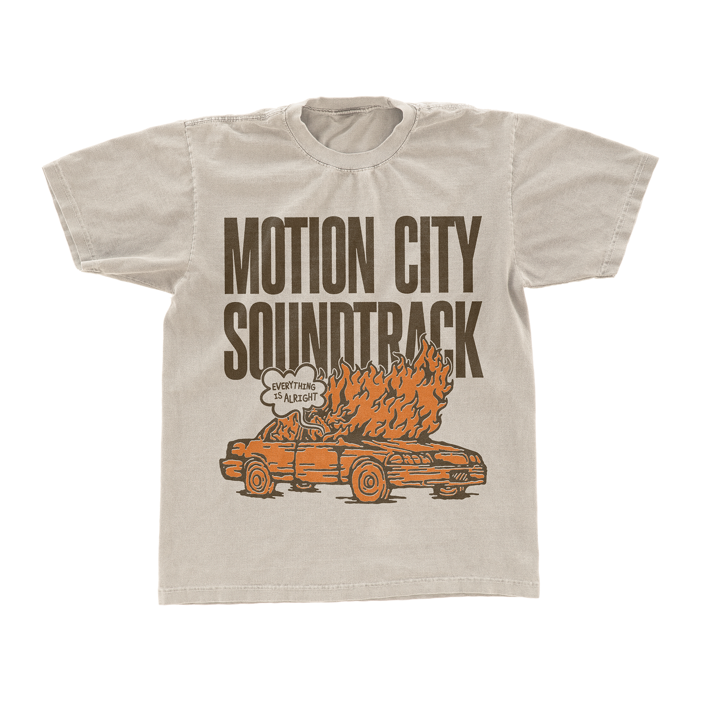 Burning Car Tee