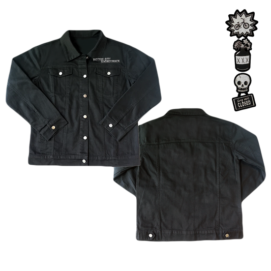 Denim Jacket + Patch Set - Motion City Soundtrack - Outerwear