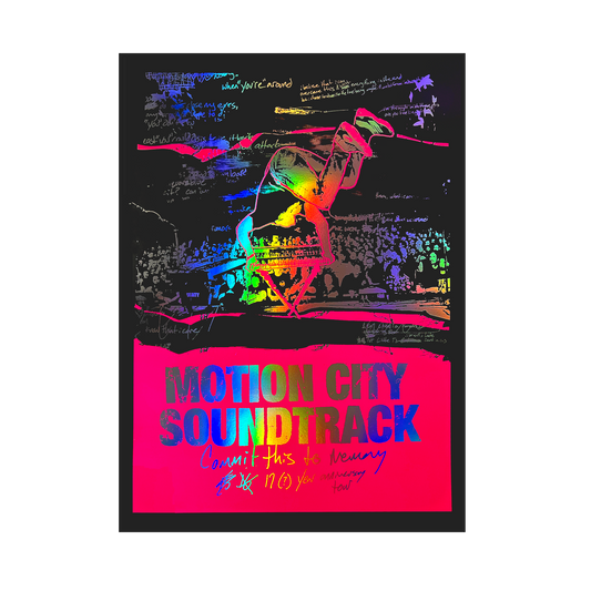 Motion City Soundtrack Commit this to Memory Anniversary Poster